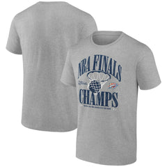 Fanatics Oklahoma City Thunder 2025 NBA Finals Champions Fade Away Retro T-Shirt Steel