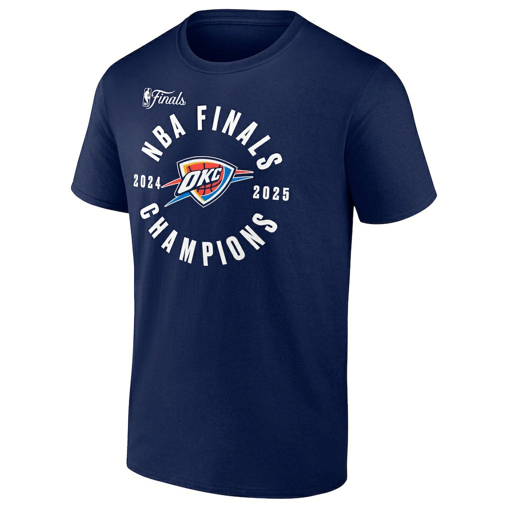 Fanatics Oklahoma City Thunder 2025 NBA Finals Champions Offensive Rebound T-Shirt Navy