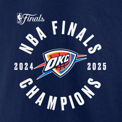 Fanatics Oklahoma City Thunder 2025 NBA Finals Champions Offensive Rebound T-Shirt Navy