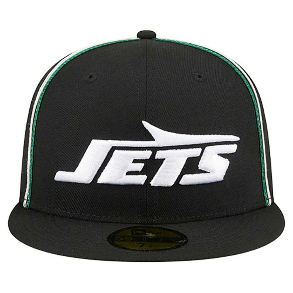 New York Jets New Era Soutache 59FIFTY Fitted Hat - Black - NFL