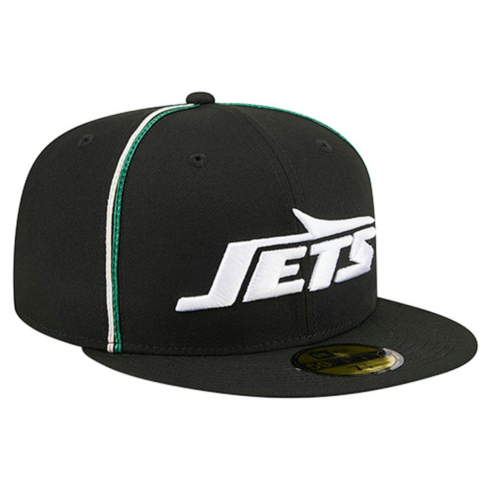 New York Jets New Era Soutache 59FIFTY Fitted Hat - Black - NFL