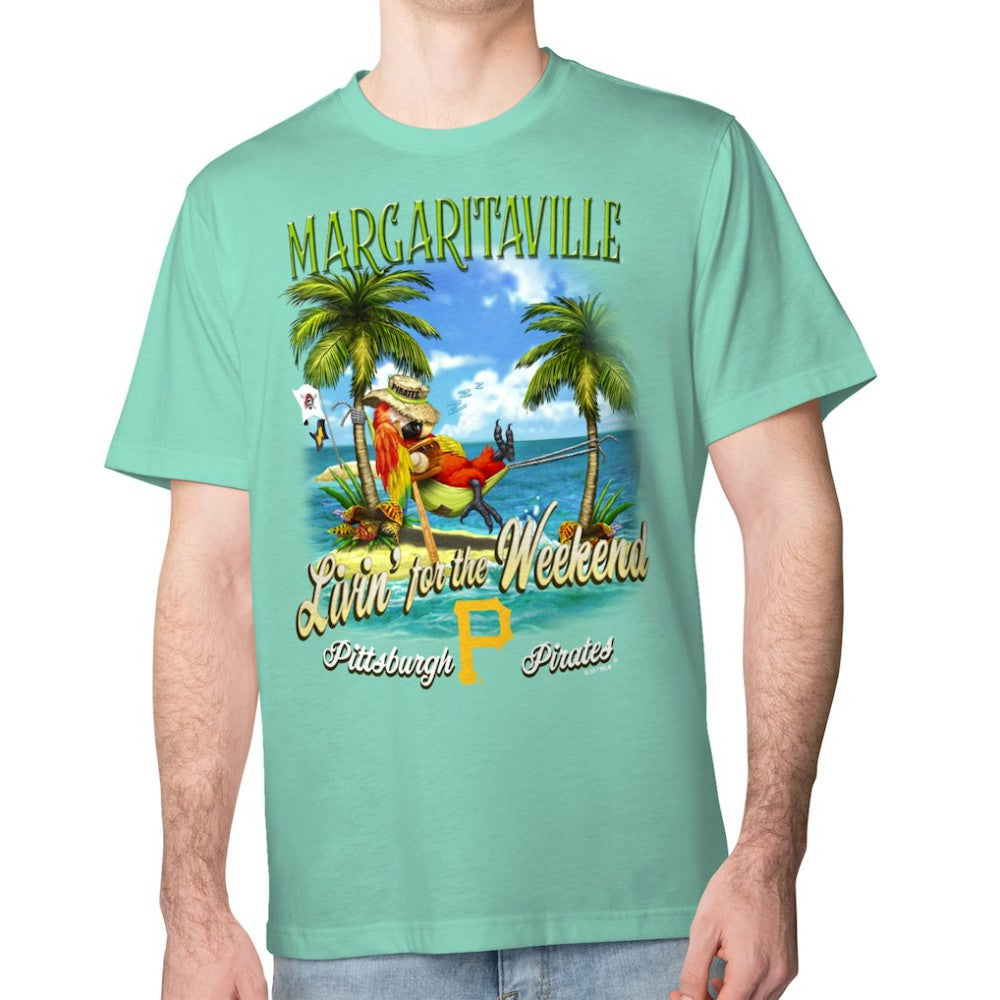 Pittsburgh Pirates Margaritaville Livin' for the Weekend T-Shirt Online