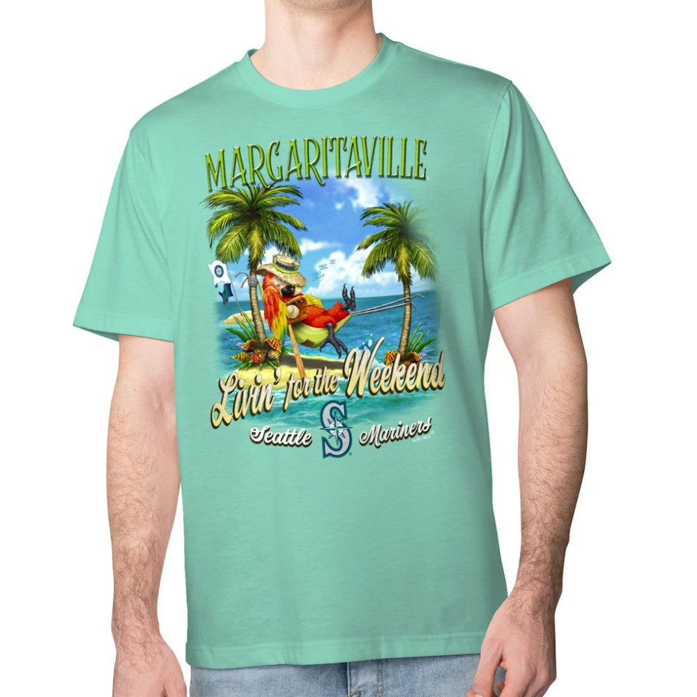 Seattle Mariners Margaritaville Livin' for the Weekend T-Shirt Online