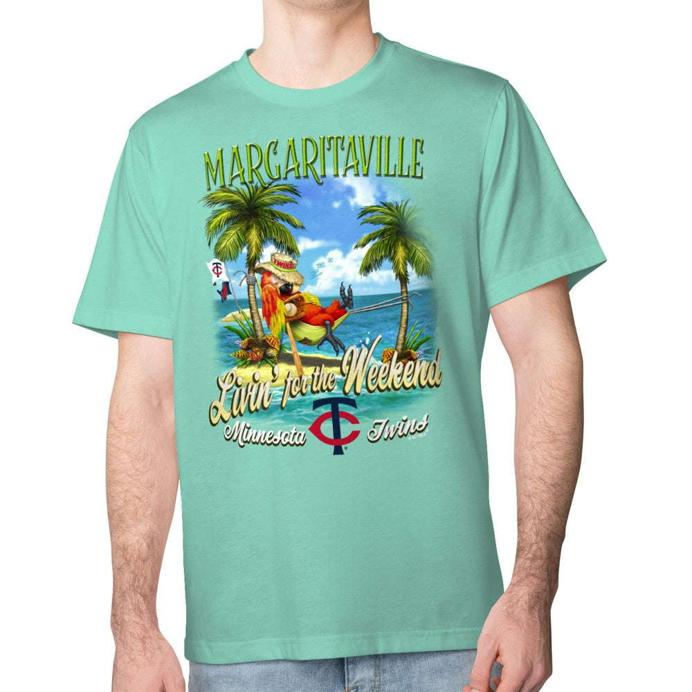 Minnesota Twins Margaritaville Livin' for the Weekend T-Shirt Sale