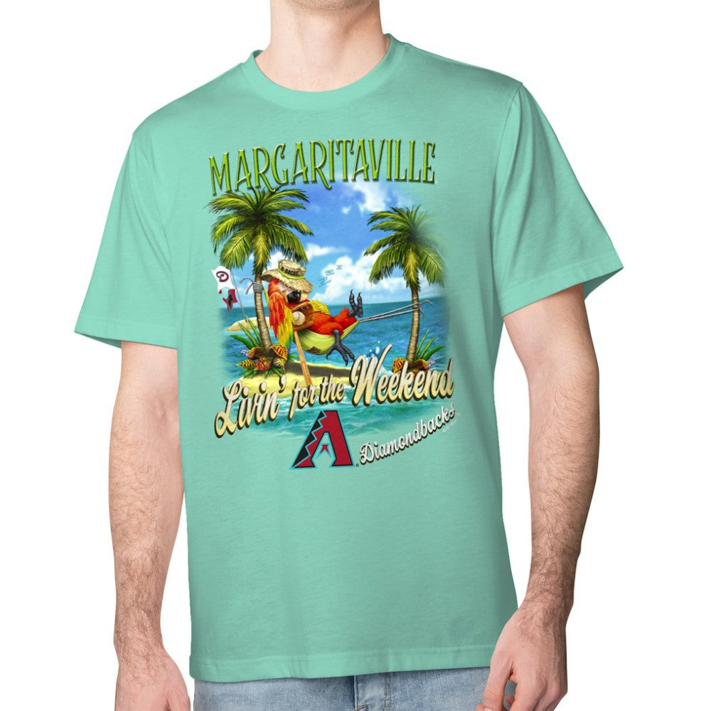 Arizona Diamondbacks Margaritaville Livin' for the Weekend T-Shirt Near Me