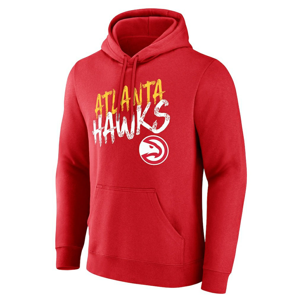 Atlanta Hawks Hustle Custom Pullover Hoodie Red