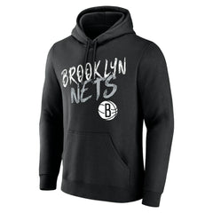Brooklyn Nets Hustle Custom Pullover Hoodie Black