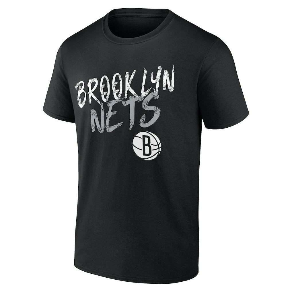 Brooklyn Nets Hustle Custom T-Shirt Black