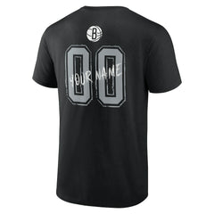 Brooklyn Nets Hustle Custom T-Shirt Black