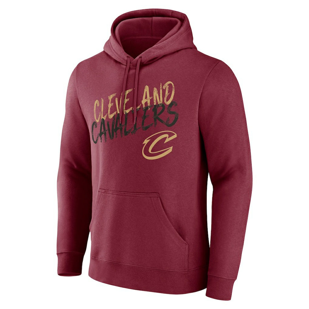 Cleveland Cavaliers Hustle Custom Pullover Hoodie Wine