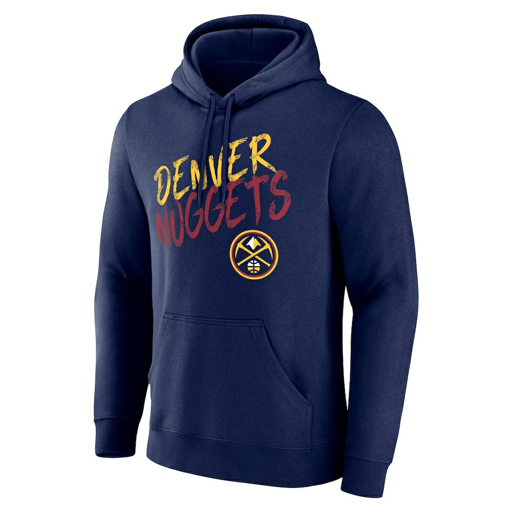 Denver Nuggets Hustle Custom Pullover Hoodie Navy
