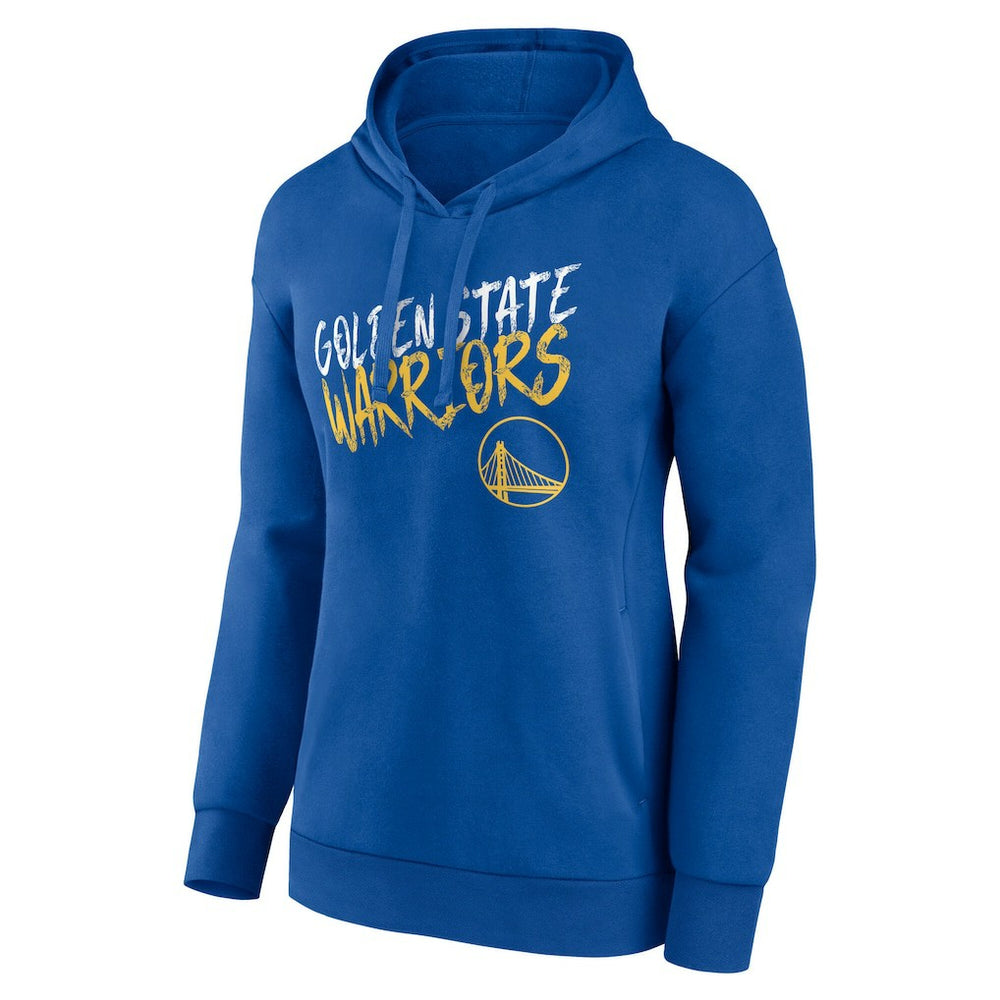 Golden State Warriors Women's Hustle Custom Pullover Hoodie Royal