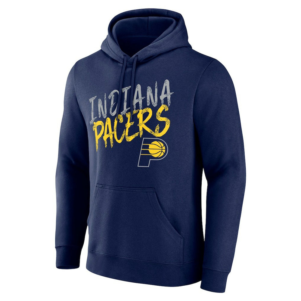 Indiana Pacers Hustle Custom Pullover Hoodie Navy