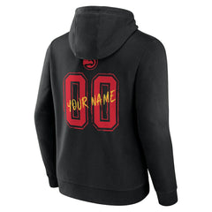 Atlanta Hawks Hustle Custom Pullover Hoodie Black