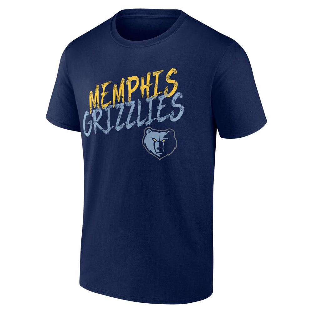 Memphis Grizzlies Hustle Custom T-Shirt Navy