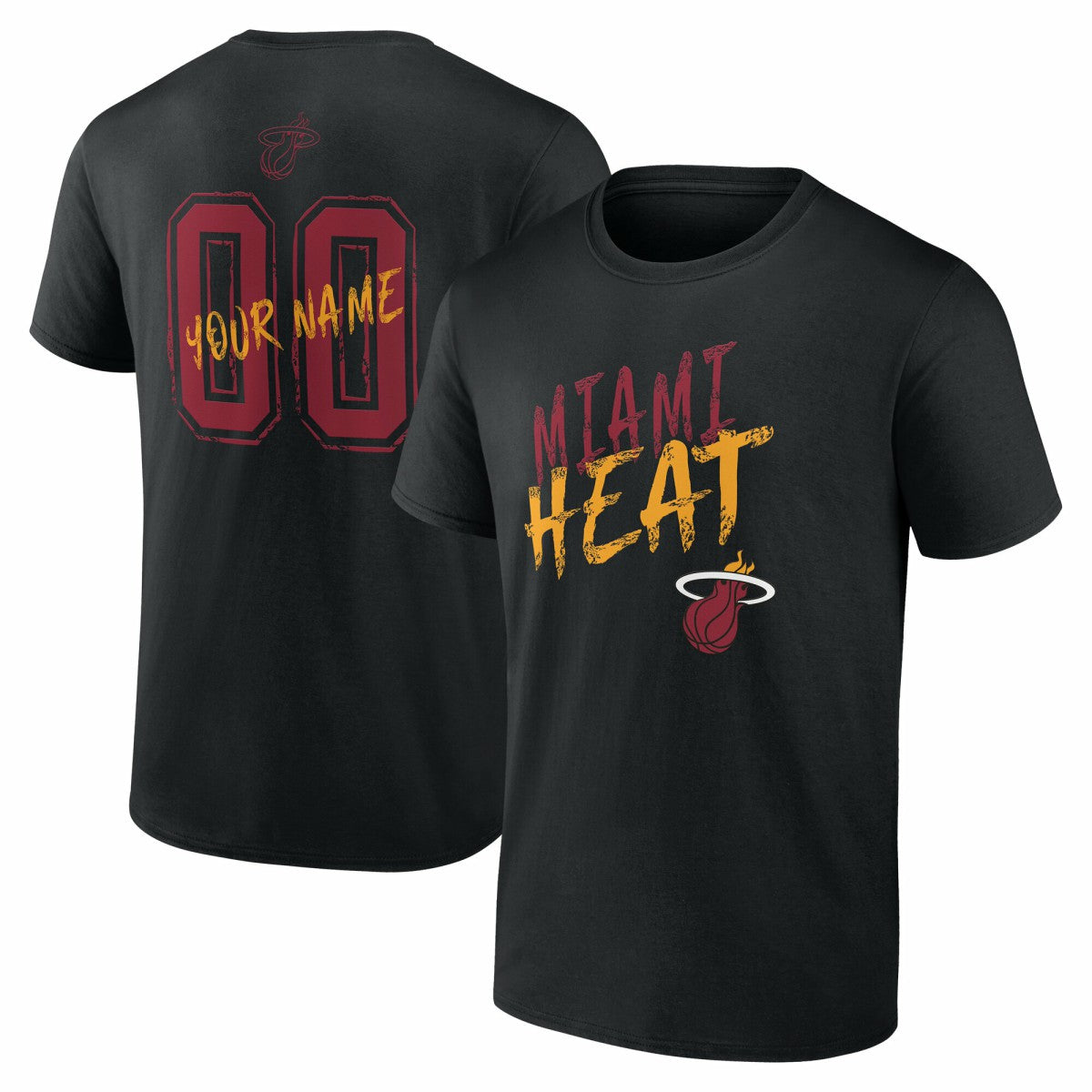 Miami Heat Hustle Custom T-Shirt Black