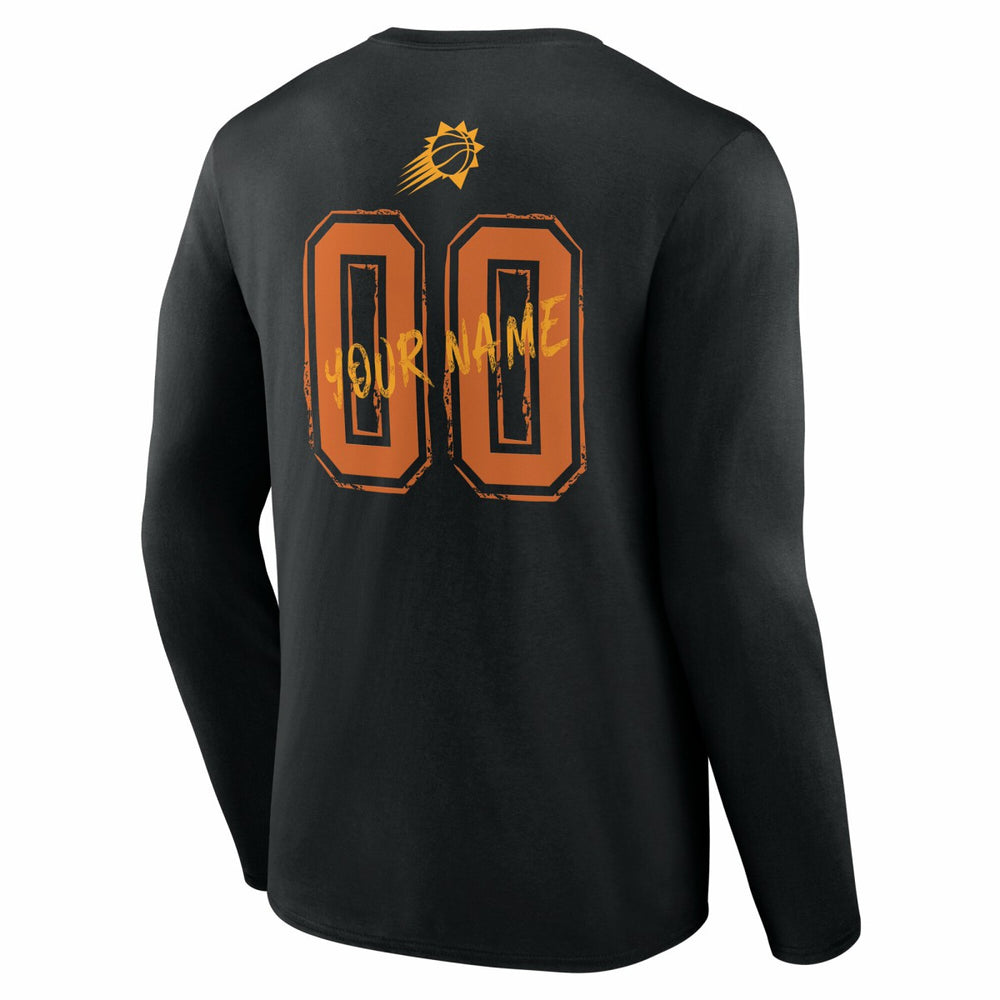 Phoenix Suns Hustle Custom Long Sleeve T-Shirt Black