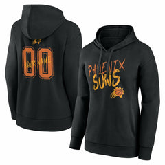 Phoenix Suns Women's Hustle Custom Pullover Hoodie Black