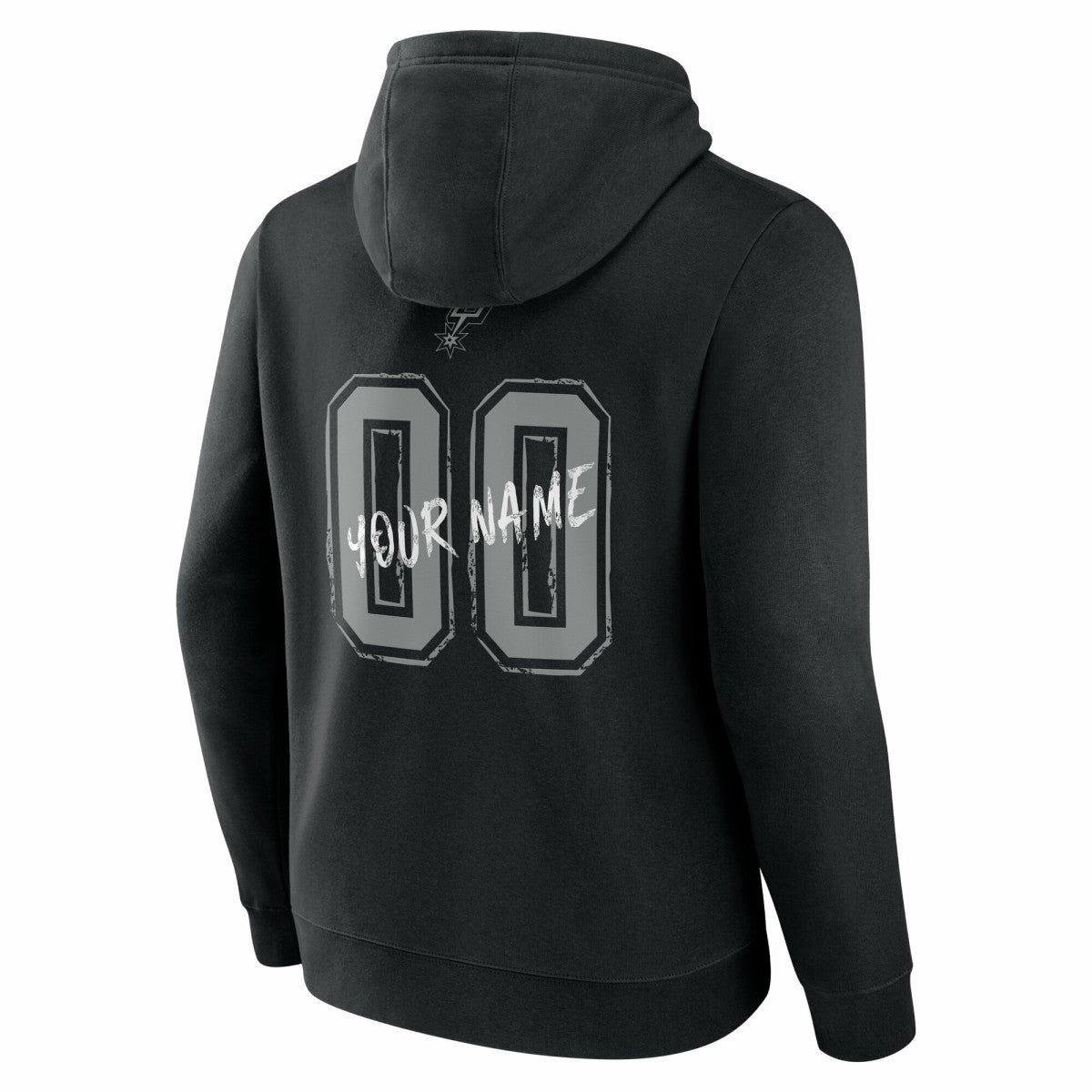 San Antonio Spurs Hustle Custom Pullover Hoodie Black