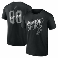 San Antonio Spurs Hustle Custom T-Shirt Black