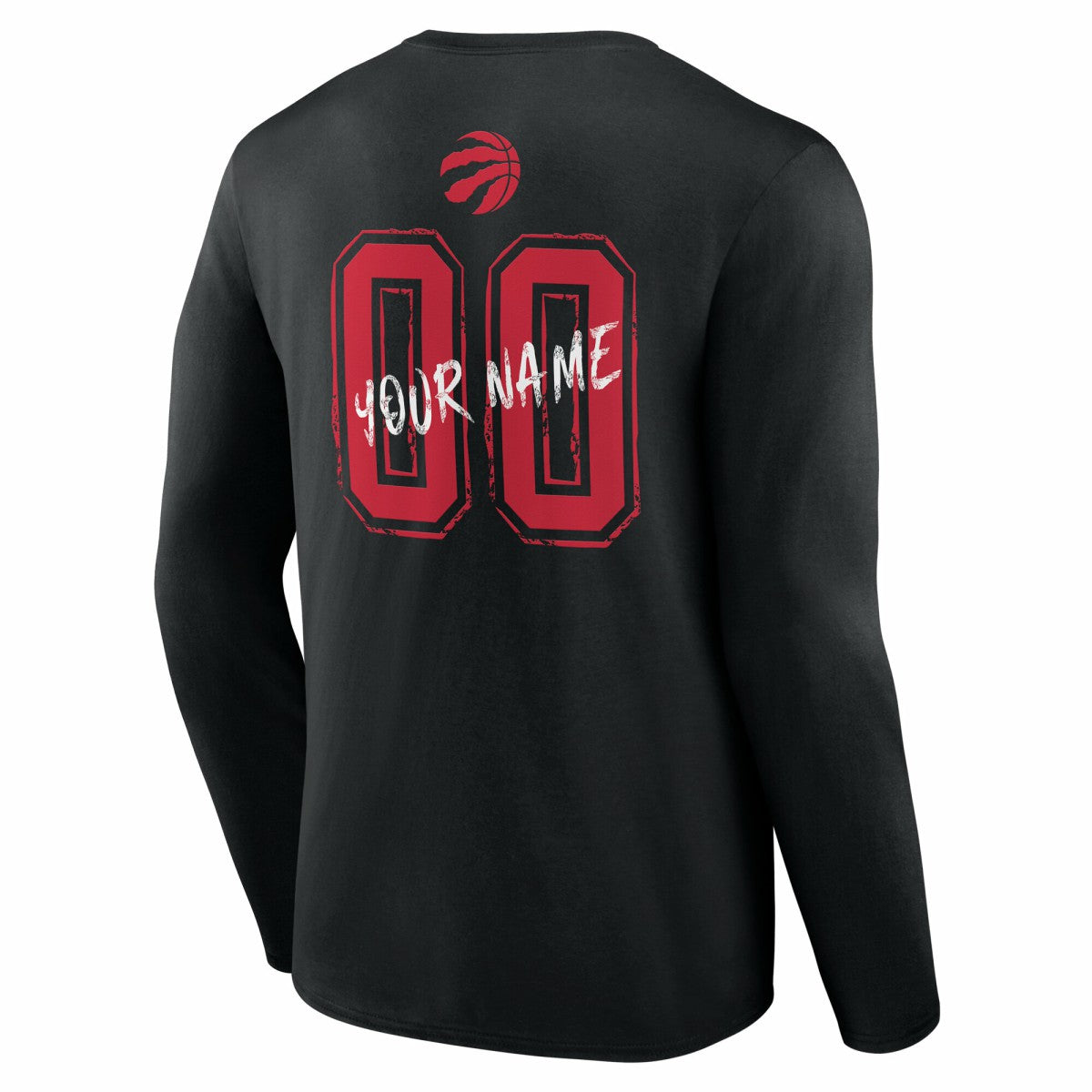 Toronto Raptors Hustle Custom Long Sleeve T-Shirt Black