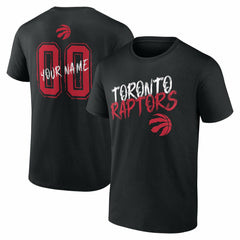 Toronto Raptors Hustle Custom T-Shirt Black