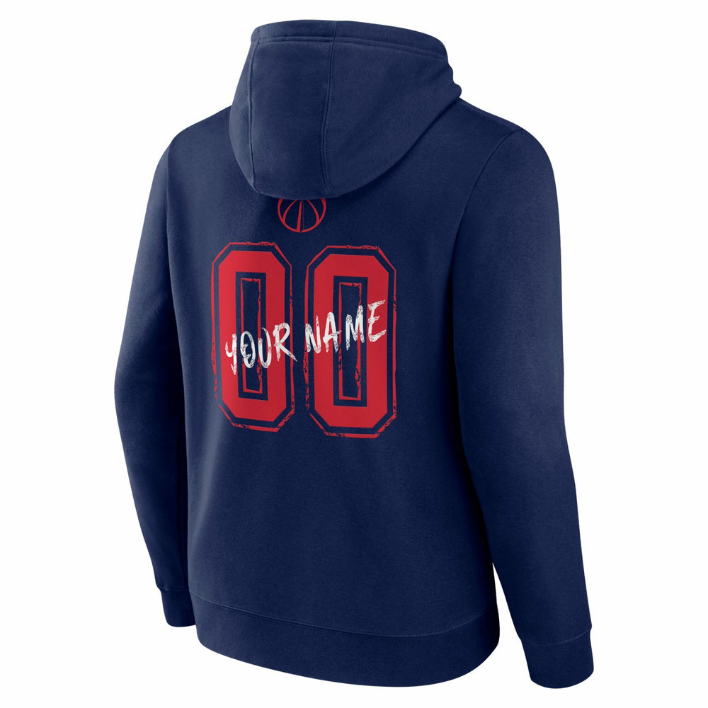 Washington Wizards Hustle Custom Pullover Hoodie Navy