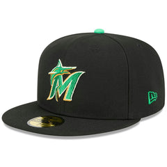Miami Marlins New Era 2026 St. Patrick's Day 59FIFTY Fitted Hat Sale