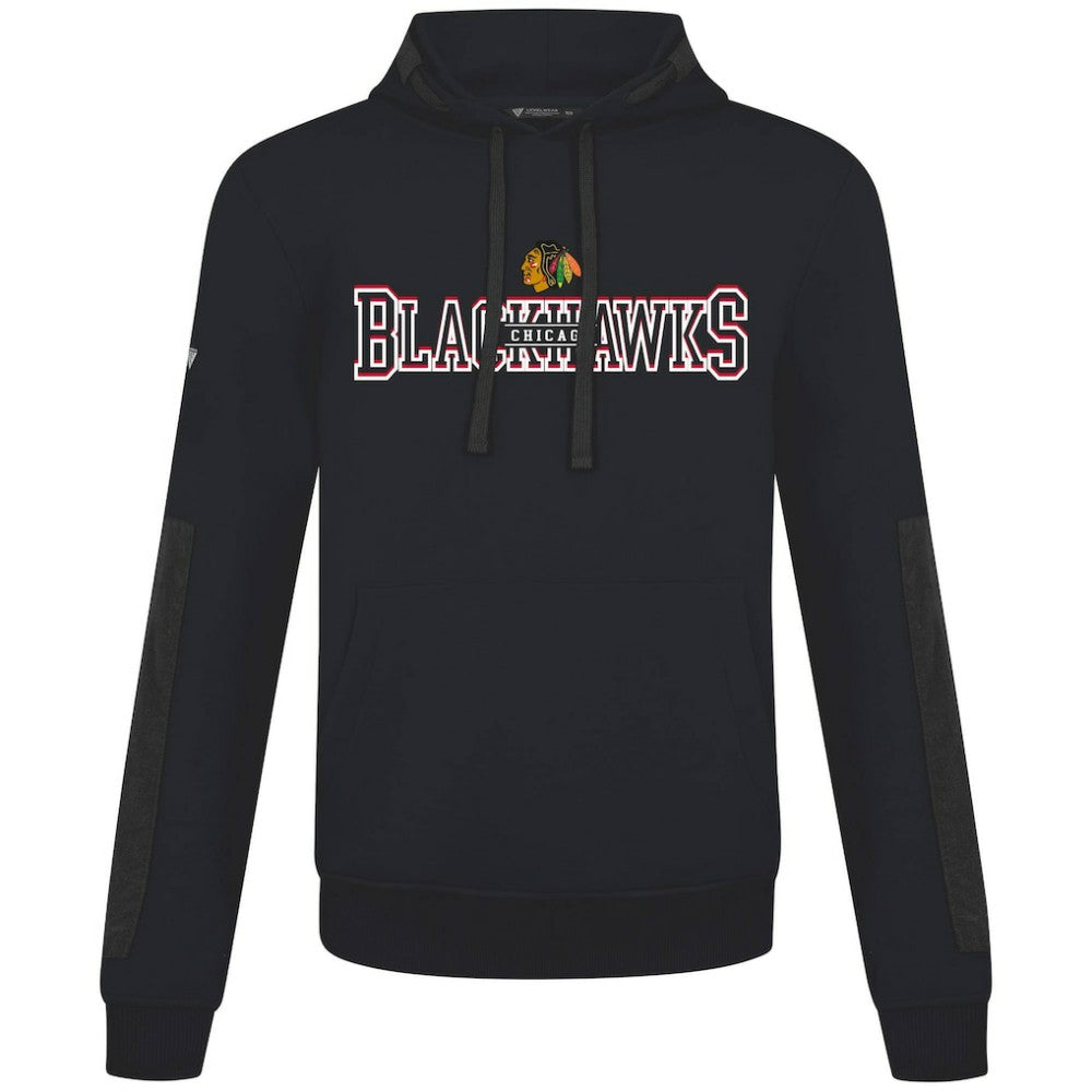 Chicago Blackhawks Levelwear Bombay Journey Pullover Hoodie - Black | NHL discount