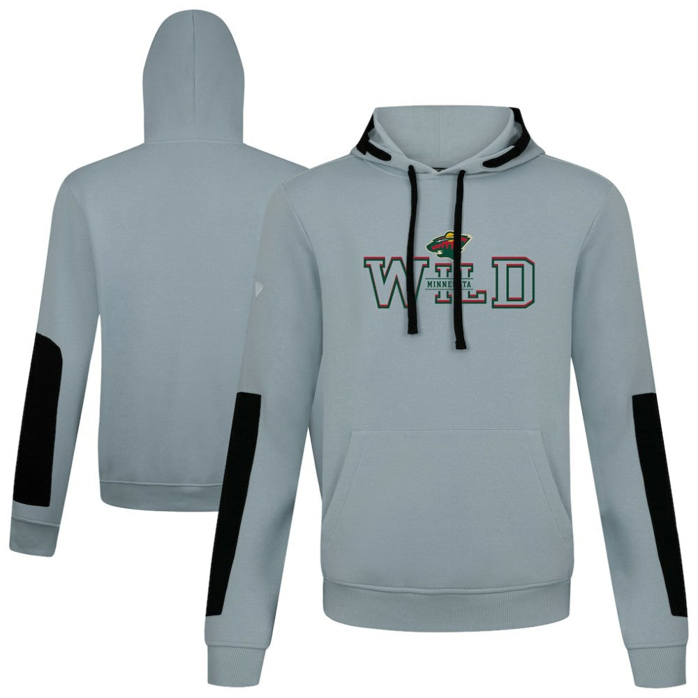Minnesota Wild Levelwear Bombay Journey Pullover Hoodie - Gray | NHL on sale