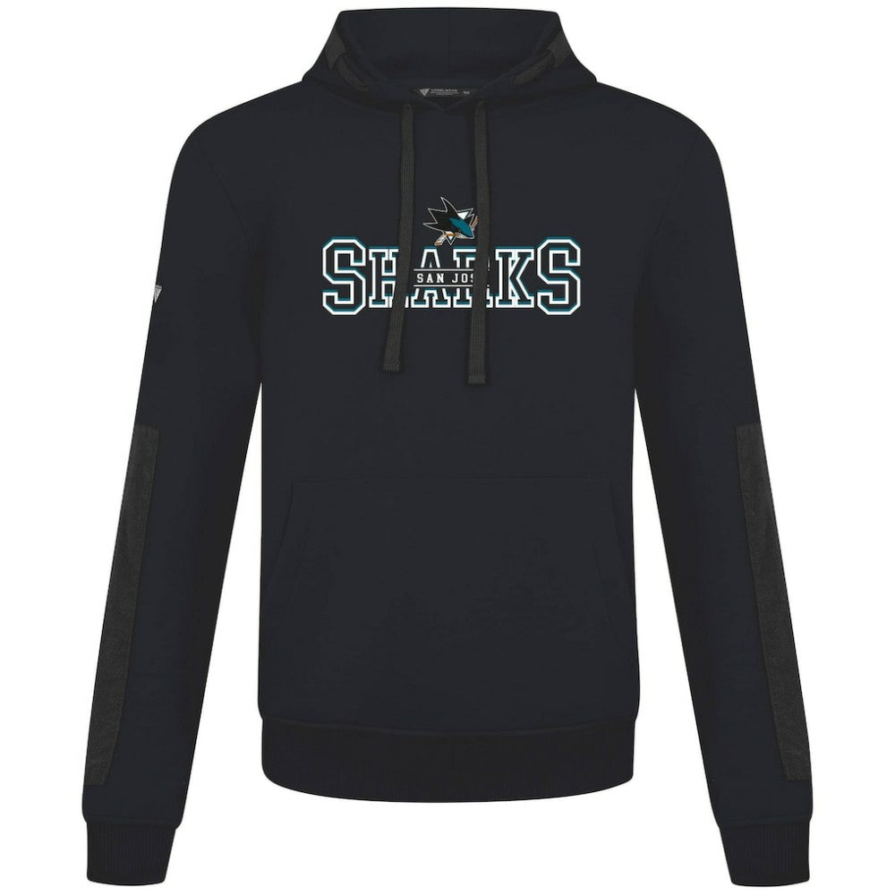 San Jose Sharks Levelwear Bombay Journey Pullover Hoodie - Black | NHL Lifestyle