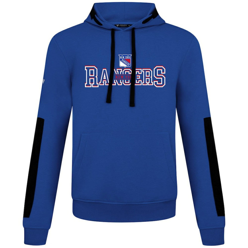 New York Rangers Levelwear Bombay Journey Pullover Hoodie - Blue | NHL Lifestyle