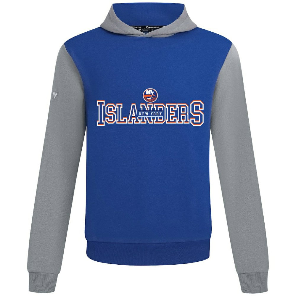 New York Islanders Levelwear Ultimate Journey Pullover Hoodie - Royal/Gray | NHL online