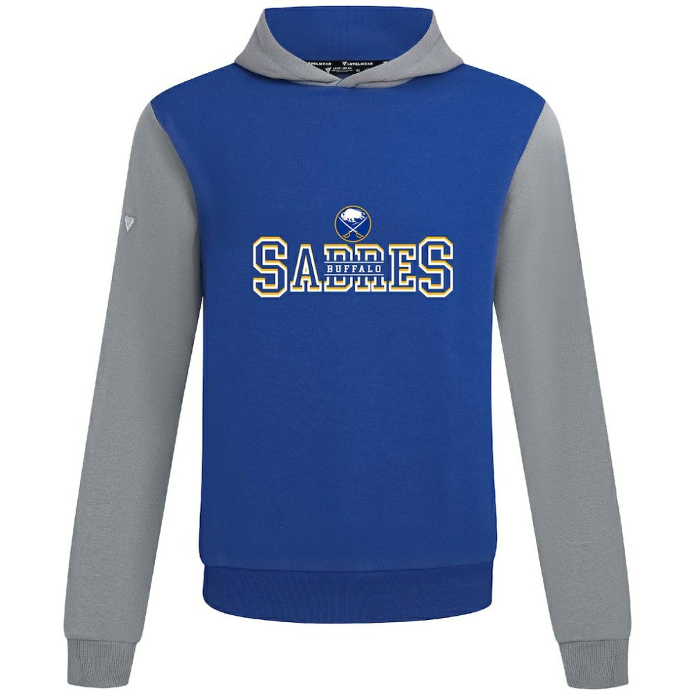Buffalo Sabres Levelwear Ultimate Journey Pullover Hoodie - Royal/Gray | NHL near me