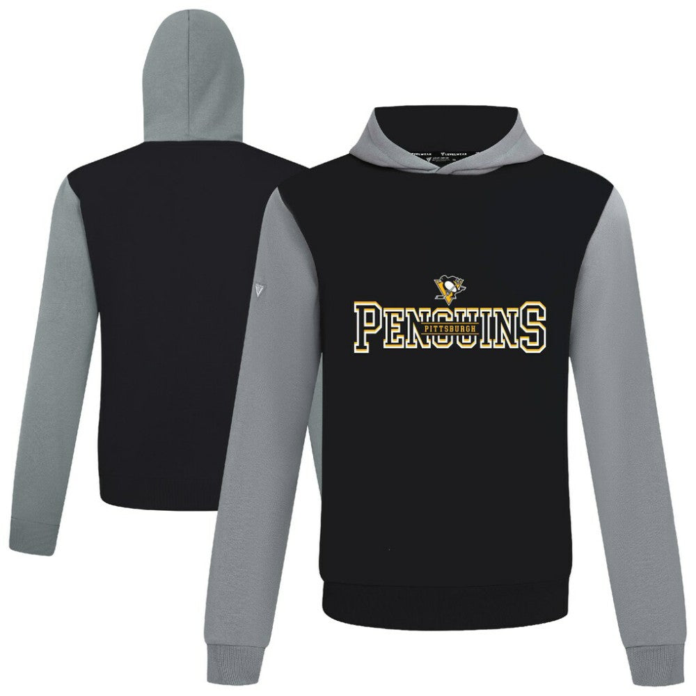 Pittsburgh Penguins Levelwear Ultimate Journey Pullover Hoodie - Black/Gray | NHL on sale