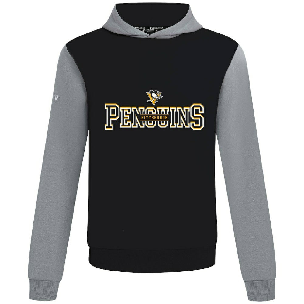 Pittsburgh Penguins Levelwear Ultimate Journey Pullover Hoodie - Black/Gray | NHL on sale