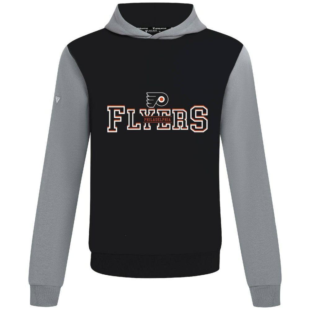 Philadelphia Flyers Levelwear Ultimate Journey Pullover Hoodie - Black/Gray | NHL Lifestyle