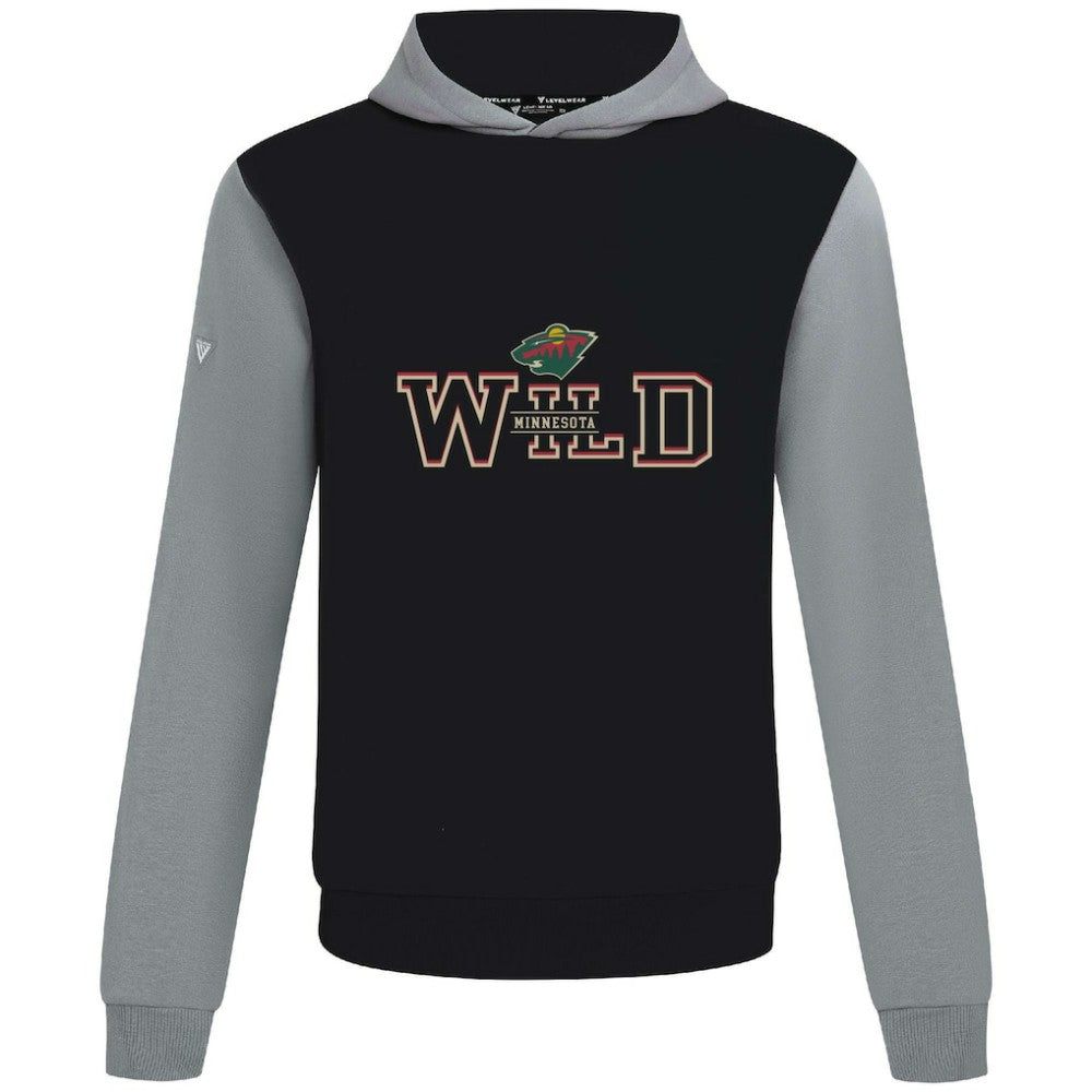 Minnesota Wild Levelwear Ultimate Journey Pullover Hoodie - Black/Gray | NHL near me