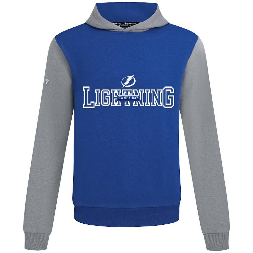 Tampa Bay Lightning Levelwear Ultimate Journey Pullover Hoodie - Blue/Gray | NHL on sale