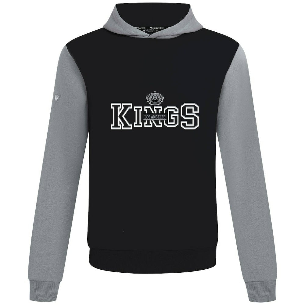 Los Angeles Kings Levelwear Ultimate Journey Pullover Hoodie - Black/Gray | NHL discount