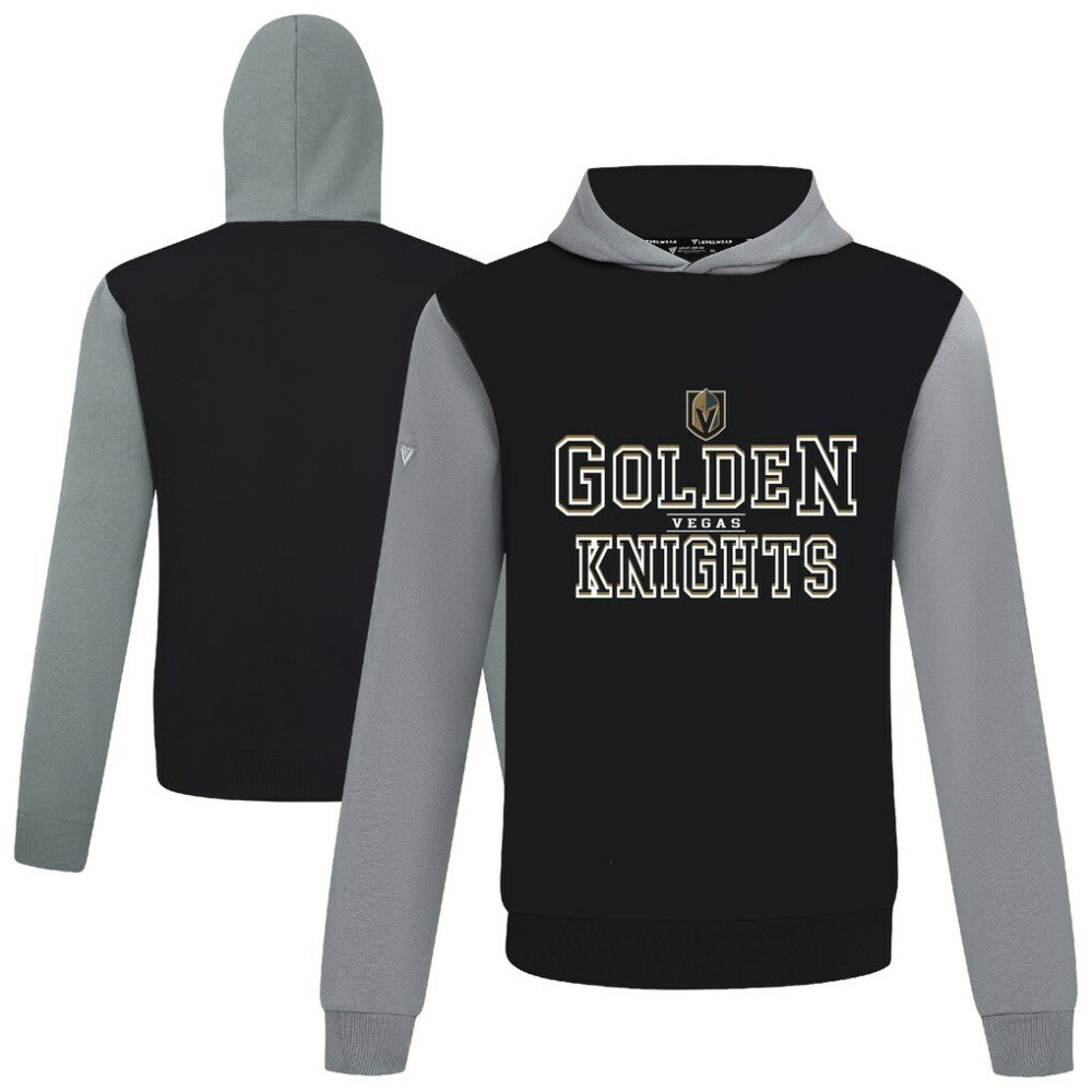 Vegas Golden Knights Levelwear Ultimate Journey Pullover Hoodie - Black/Gray | NHL Lifestyle