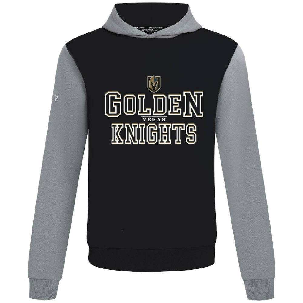 Vegas Golden Knights Levelwear Ultimate Journey Pullover Hoodie - Black/Gray | NHL Lifestyle