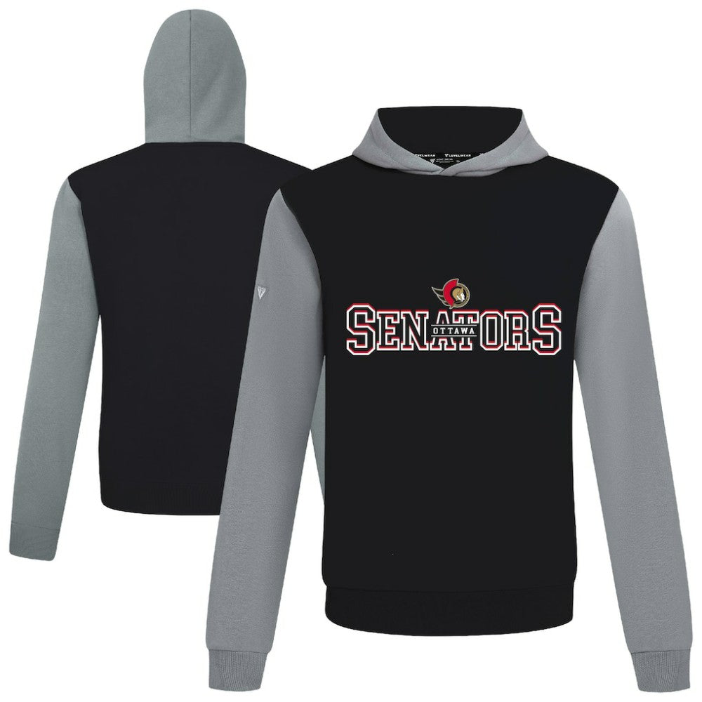 Ottawa Senators Levelwear Ultimate Journey Pullover Hoodie - Black/Gray | NHL sale