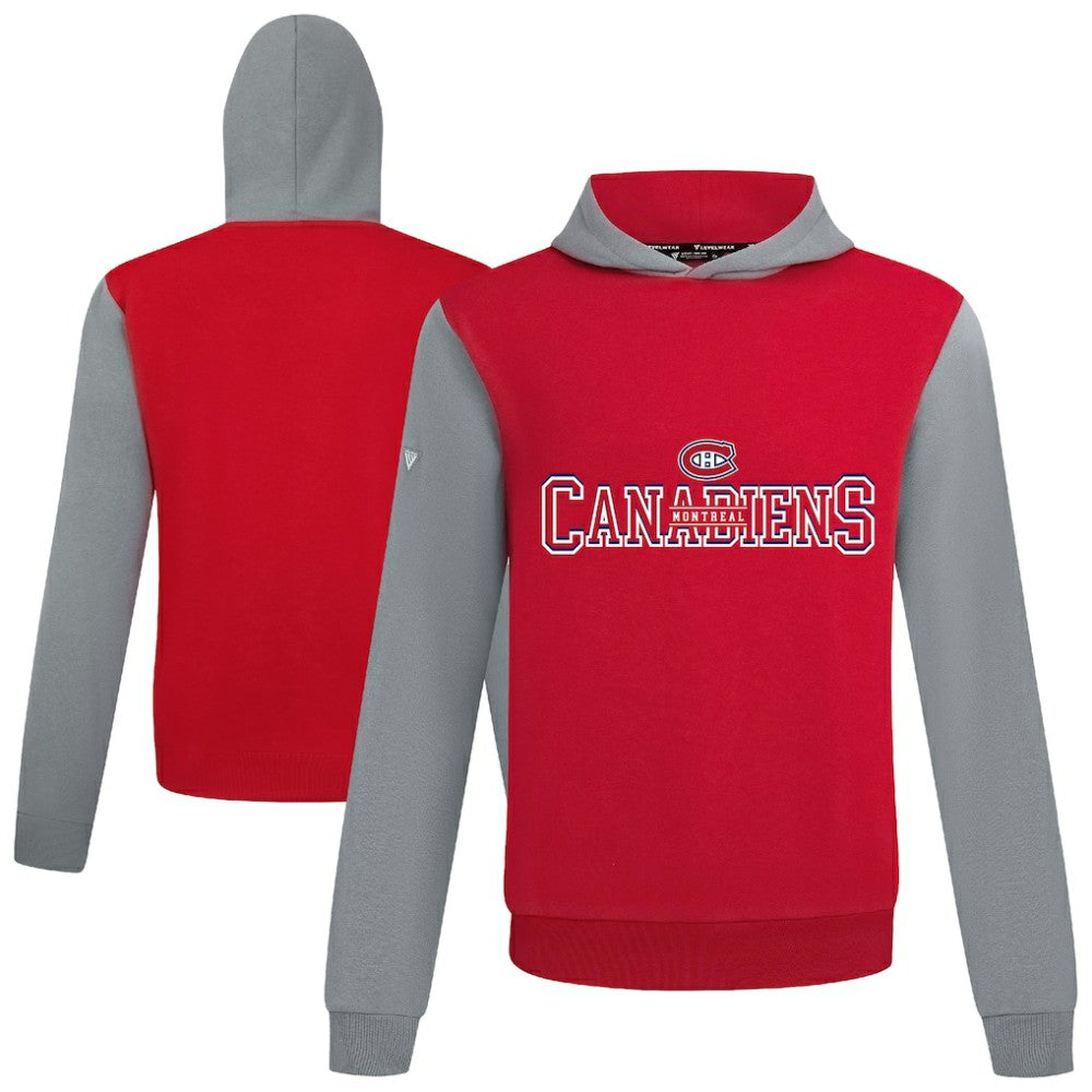 Montreal Canadiens Levelwear Ultimate Journey Pullover Hoodie - Red/Gray | NHL online