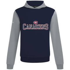 Montreal Canadiens Levelwear Ultimate Journey Pullover Hoodie - Navy/Gray | NHL Clearance