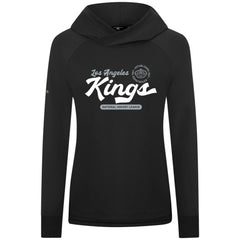 Los Angeles Kings Levelwear Women's Slender Monument Raglan Pullover Hoodie - Black | NHL discount