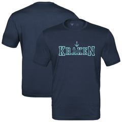 Seattle Kraken Levelwear Anthem Journey Performance T-Shirt - Deep Sea Blue | NHL sale