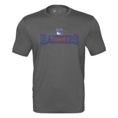 New York Rangers Levelwear Anthem Journey Performance T-Shirt - Charcoal | NHL Clearance