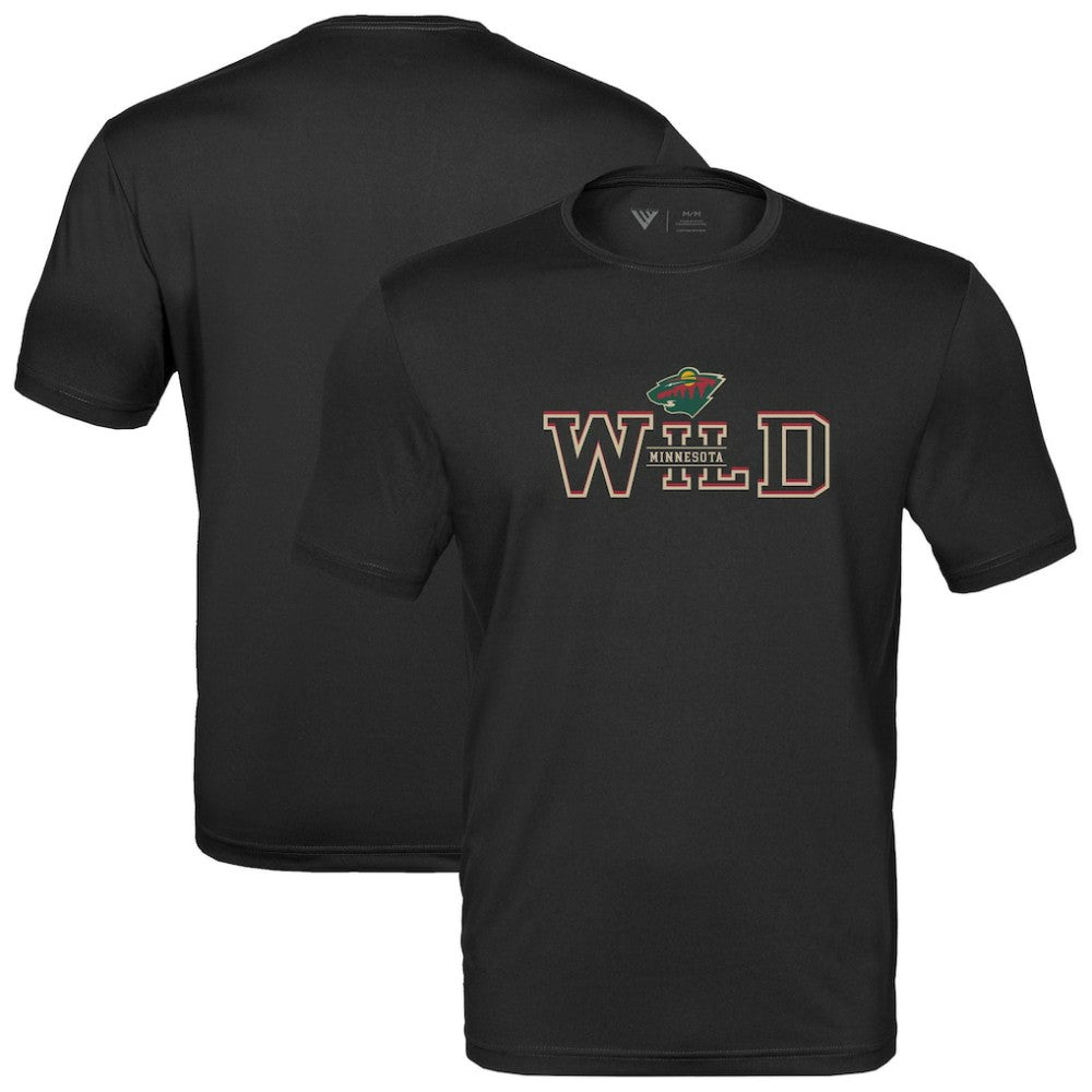 Minnesota Wild Levelwear Anthem Journey Performance T-Shirt - Black | NHL Lifestyle