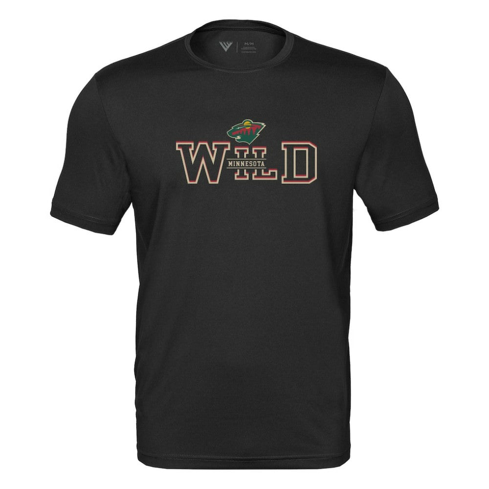 Minnesota Wild Levelwear Anthem Journey Performance T-Shirt - Black | NHL Lifestyle